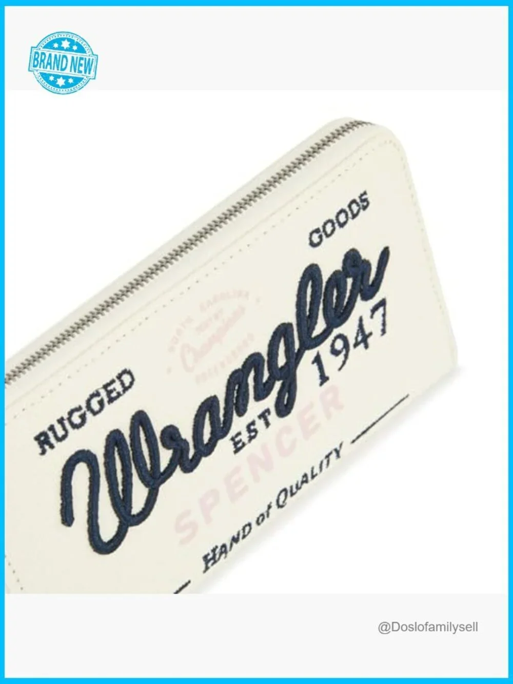 Canvas Wristlet Wallet Classic Retro Minimalist Bifold Credit Card Organizer